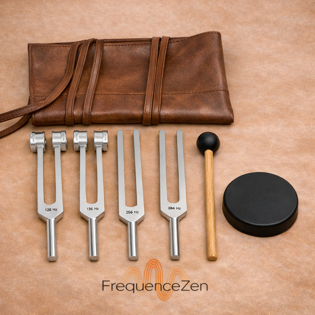 Ensemble de diapasons d’harmonie